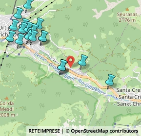 Mappa Strada J. Skasa, 39047 Ortisei BZ, Italia (1.233)