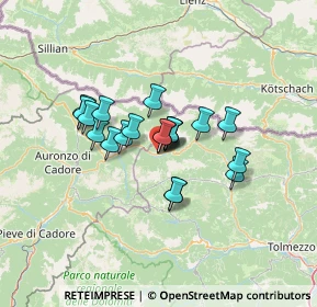 Mappa Borgata Palù, 33012 Sappada UD, Italia (9.0665)