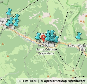 Mappa Via Paul, 39047 Santa Cristina Valgardena BZ, Italia (1.95714)