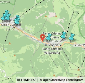 Mappa Strada Gherdeina, 39047 Santa Cristina Valgardena BZ, Italia (3.27583)
