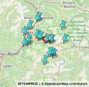 Mappa Strada Gherdeina, 39047 Santa Cristina Valgardena BZ, Italia (9.816)