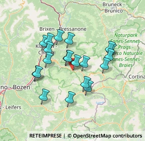 Mappa Strada Gherdeina, 39047 Santa Cristina Valgardena BZ, Italia (11.7475)