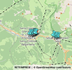 Mappa Strada Plan da Tieja, 39047 Santa Cristina Valgardena BZ, Italia (0.86727)