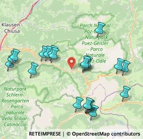 Mappa Strada Plan da Tieja, 39047 Santa Cristina Valgardena BZ, Italia (8.512)