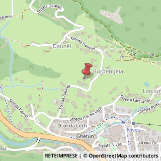 Mappa Via Daunei, 25, 39048 Selva di Val Gardena, Bolzano (Trentino-Alto Adige)