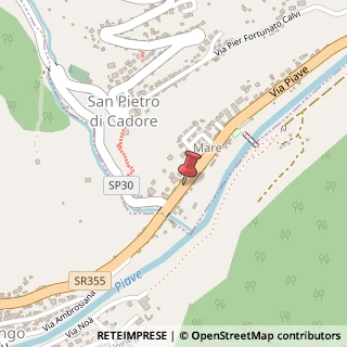 Mappa Via Piave, 36, 32040 San Pietro di Cadore, Belluno (Veneto)