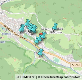Mappa Strada J. Skasa, 39046 Ortisei BZ, Italia (0.28571)