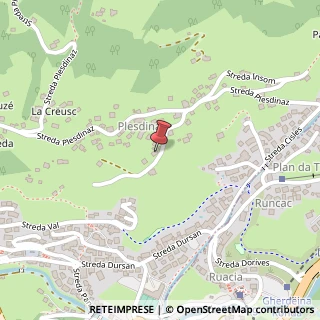 Mappa Strada Col da Messa, 6, 39047 Santa Cristina Valgardena, Bolzano (Trentino-Alto Adige)
