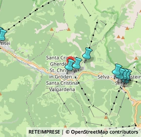 Mappa Str. Col da Messa, 39047 Santa Cristina Valgardena BZ, Italia (2.83308)