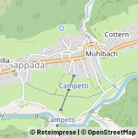 Mapa Sappada