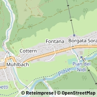 Mapa Sappada