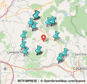 Mappa 88040 Serrastretta CZ, Italia (7.8485)