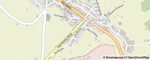 Mappa Sant'Anna Arresi