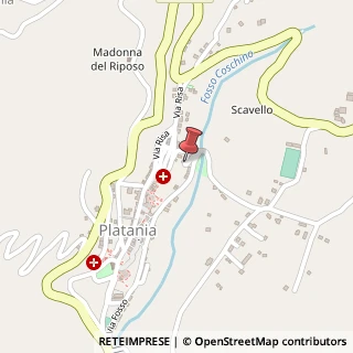 Mappa Via Piave, 44, 88040 Platania CZ, Italia, 88040 Platania, Catanzaro (Calabria)