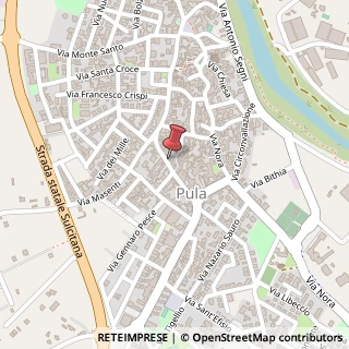 Mappa Corso Vittorio Emanuele, 115, 09010 Pula, Cagliari (Sardegna)