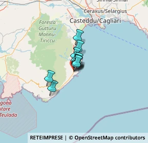 Mappa Via Tigellio, 09010 Pula CA, Italia (5.25182)