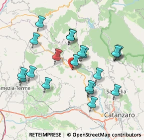 Mappa Via Antonio Gramsci, 88040 San Pietro Apostolo CZ, Italia (8.294)