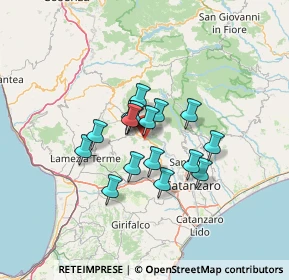 Mappa Via Antonio Gramsci, 88040 San Pietro Apostolo CZ, Italia (9.81706)