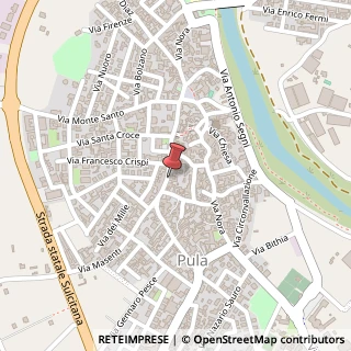 Mappa Corso Vittorio Emanuele, 77, 09010 Pula, Cagliari (Sardegna)