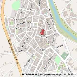 Mappa Via Felice Serra, 52, 09010 Pula, Cagliari (Sardegna)