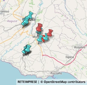 Mappa Via Nazionale Modica-Ispica Vanella, 97015 Modica RG, Italia (6.83333)