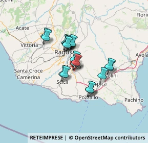 Mappa Via Nilde Iotti, 97015 Modica RG, Italia (10.9395)