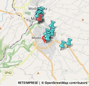 Mappa Via Nilde Iotti, 97015 Modica RG, Italia (1.695)
