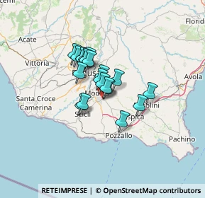 Mappa Via Nazionale Modica Ispica, 97015 Modica RG, Italia (9.5135)