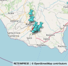 Mappa STRADA PISCINA COMUNALE, 97015 Modica RG, Italia (12.84909)