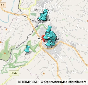 Mappa STRADA PISCINA COMUNALE, 97015 Modica RG, Italia (1.33923)