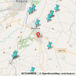 Mappa Via Nilde Iotti, 97010 Modica RG, Italia (6.45)