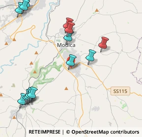 Mappa Via Variante, 97015 Modica RG, Italia (5.82857)