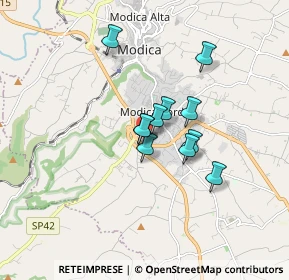 Mappa Via Cava Gucciardo, 97015 Modica RG, Italia (1.29545)