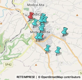 Mappa Via della Costituzione, 97015 Modica RG, Italia (1.54692)