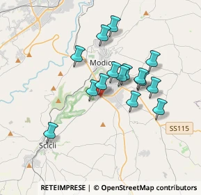 Mappa Via Sorda Scicli, 97015 Modica RG, Italia (3.33533)