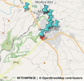 Mappa Via Sorda Scicli, 97015 Modica RG, Italia (1.97091)