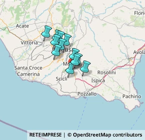 Mappa Via Pablo Picasso, 97015 Modica RG, Italia (8.905)