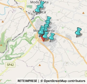 Mappa Via Pablo Picasso, 97015 Modica RG, Italia (1.81692)