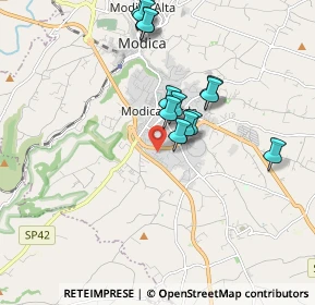 Mappa Via Pablo Picasso, 97015 Modica RG, Italia (1.86154)