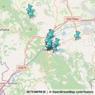 Mappa Via Tre Ponti, 05035 Narni TR, Italia (2.32833)