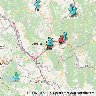 Mappa Via Tre Ponti, 05035 Narni TR, Italia (16.58917)