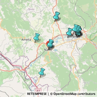 Mappa Via Tre Ponti, 05035 Narni TR, Italia (8.9325)