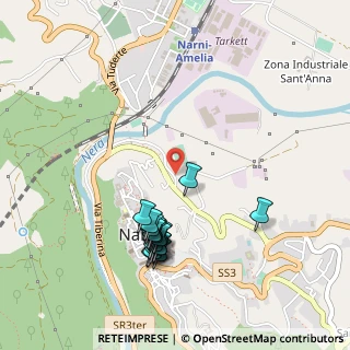 Mappa Via Tre Ponti, 05035 Narni TR, Italia (0.5275)