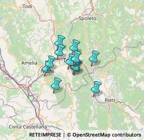 Mappa Vocabolo Termine, 05039 Terni TR, Italia (7.93667)