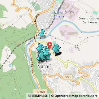 Mappa Via della Costa, 05035 Narni TR, Italia (0.25926)