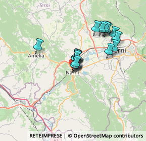 Mappa Via della Costa, 05035 Narni TR, Italia (5.45684)