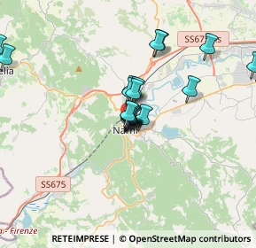 Mappa Via della Costa, 05035 Narni TR, Italia (3.1595)