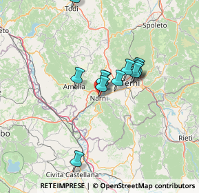 Mappa Via della Costa, 05035 Narni TR, Italia (10.88167)