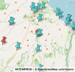 Mappa Viale Santa Lucia, 01010 Piansano VT, Italia (5.584)