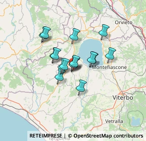Mappa 01010 Piansano VT, Italia (9.49438)